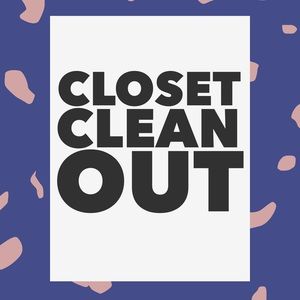 MAKE AN OFFER - CLOSET CLEAN OUT